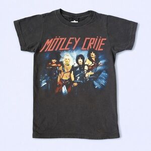 Motley Crue Shout at the Devil Tour Tee Vintage Style Band Shirt Womens Small